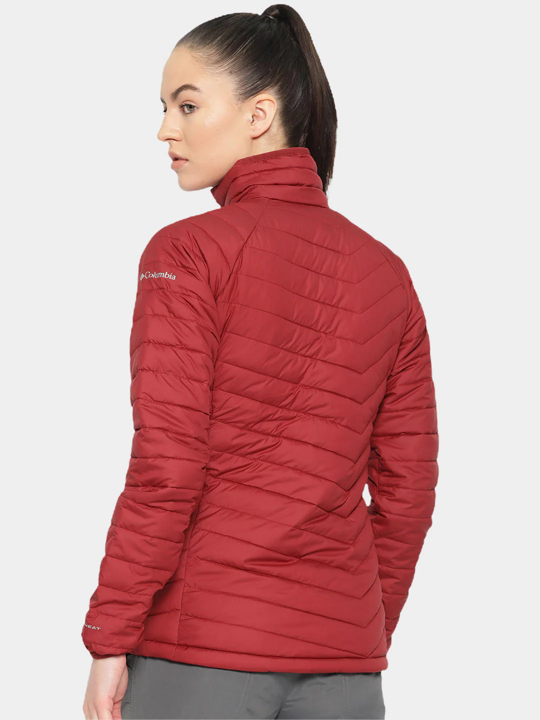 Columbia Women Red Powder Lite Jacket - Image 11