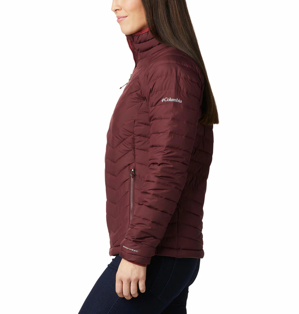 Columbia Women Maroon Powder Lite Jacket - Image 2