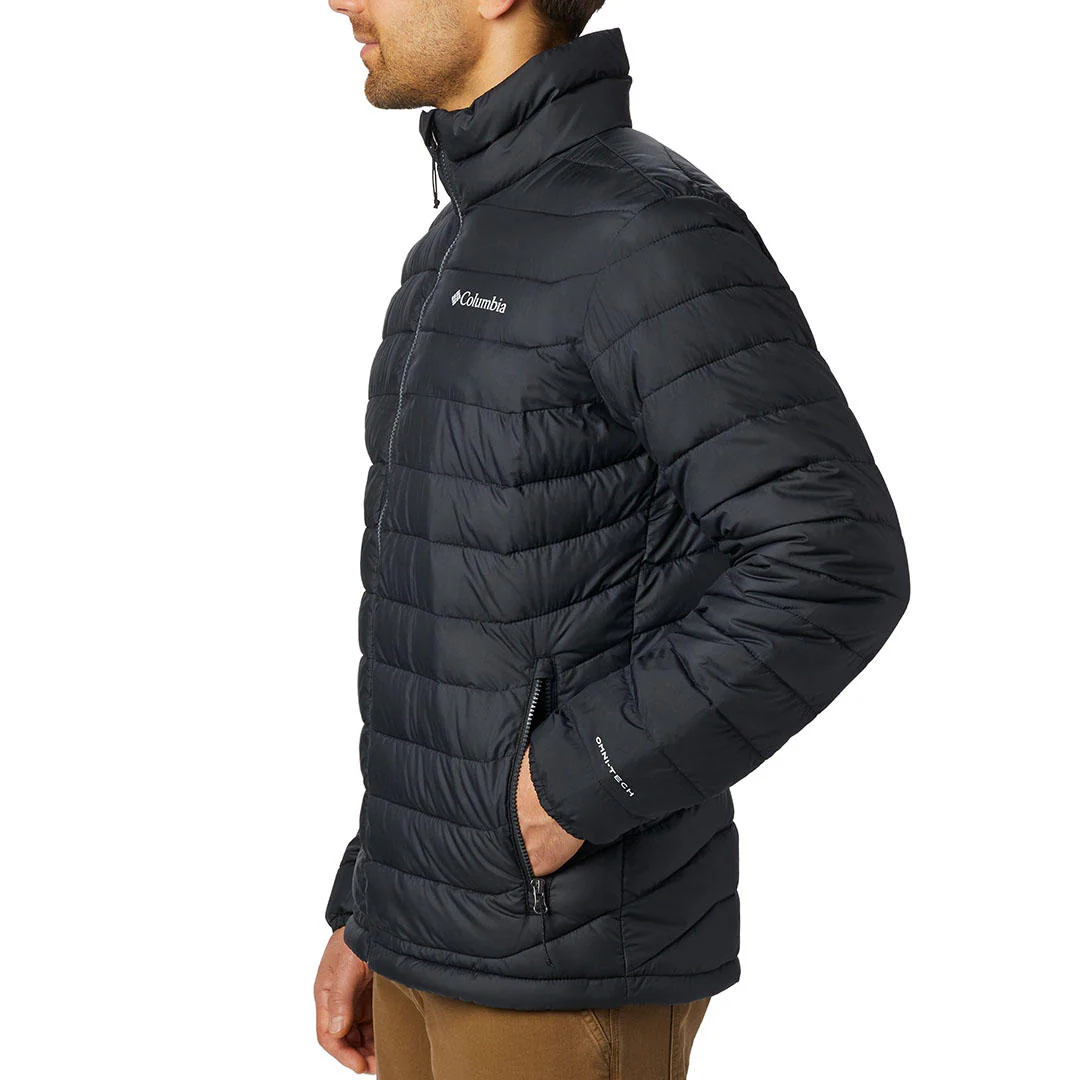 Columbia Men Black Powder Lite Jacket - Image 3