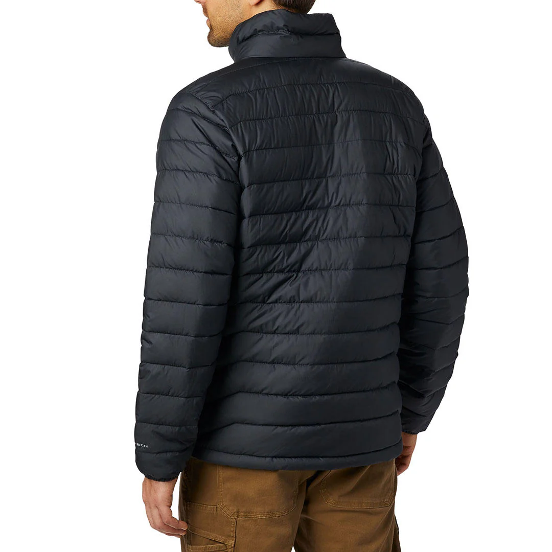 Columbia Men Black Powder Lite Jacket - Image 5