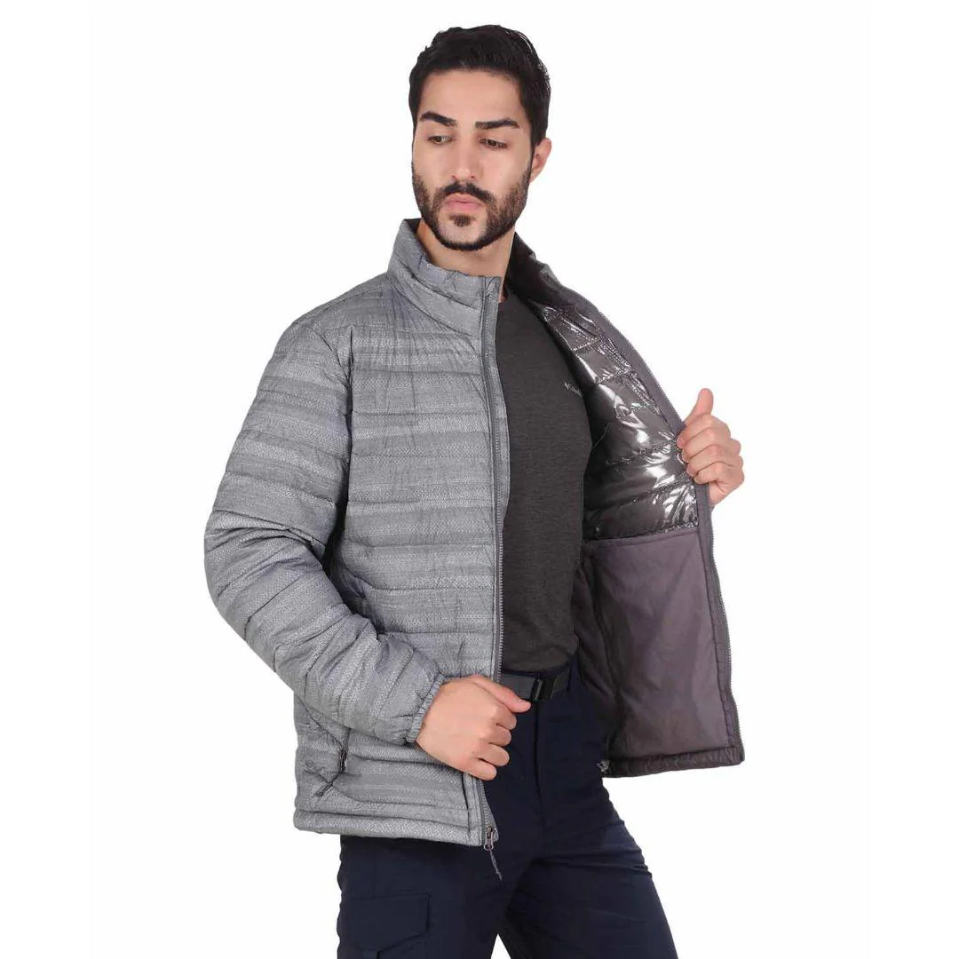 Columbia Men Grey Powder Lite Jacket - Image 2