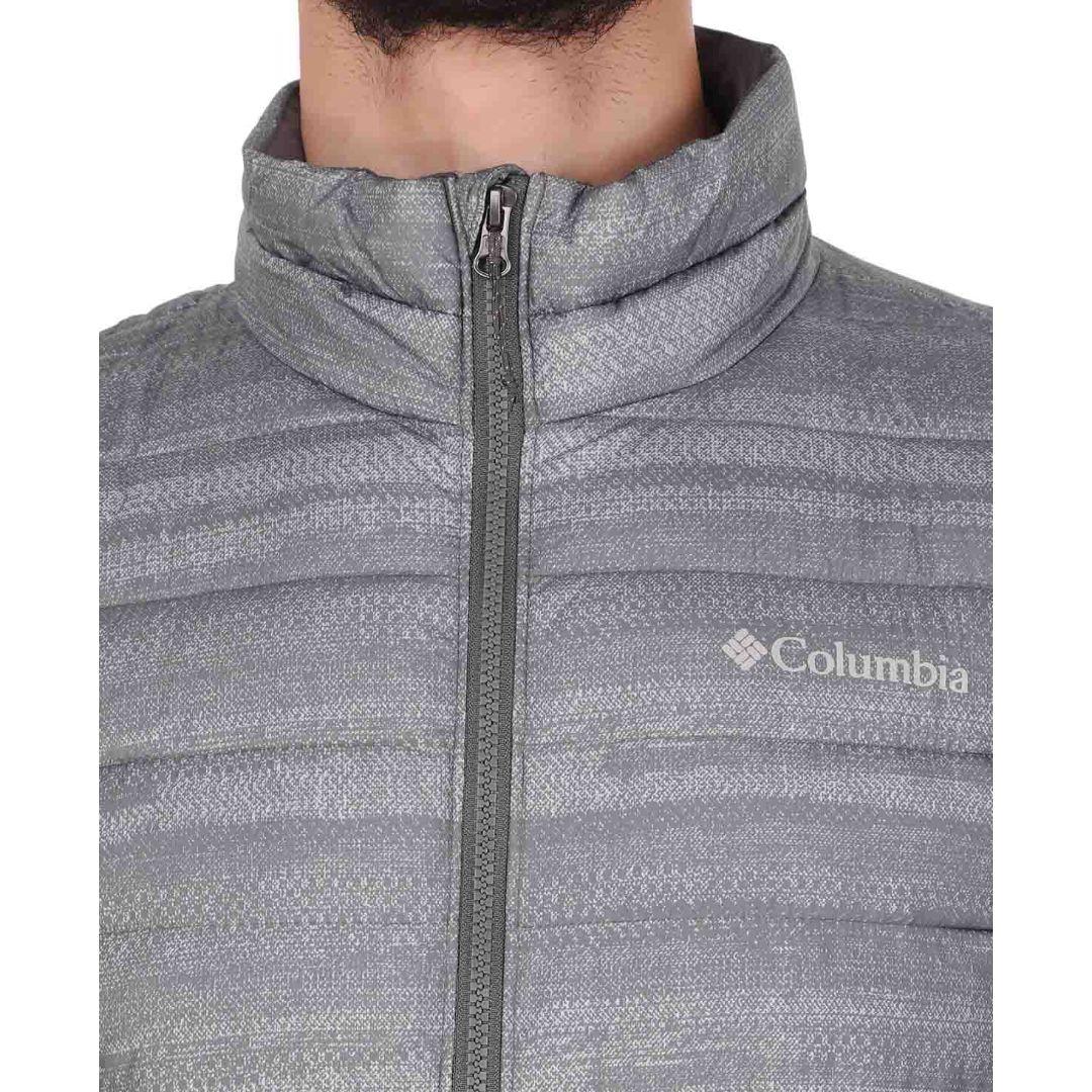 Columbia Men Grey Powder Lite Jacket - Image 4