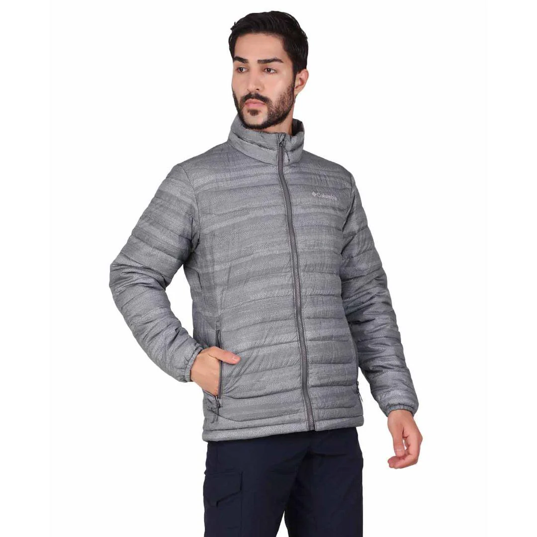 Columbia Men Grey Powder Lite Jacket - Image 6