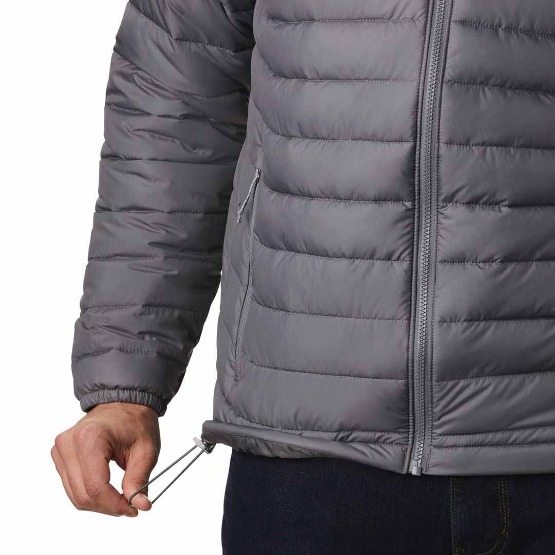 Columbia Men Grey Powder Lite Jacket - Image 4