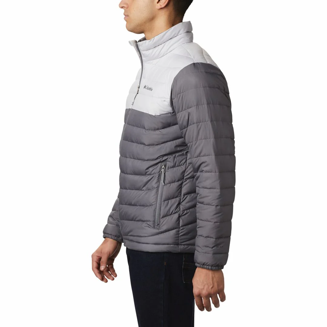 Columbia Men Grey Powder Lite Jacket - Image 5