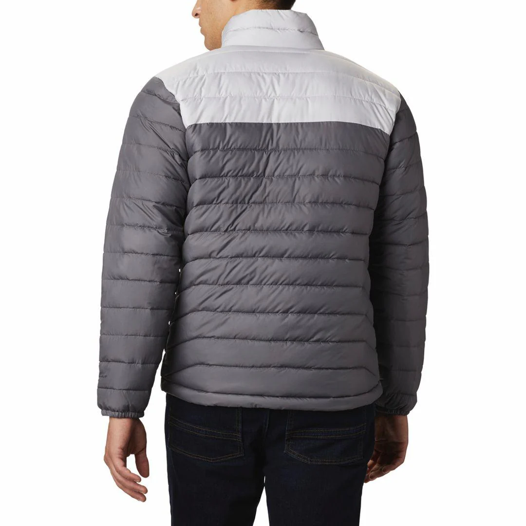Columbia Men Grey Powder Lite Jacket - Image 6