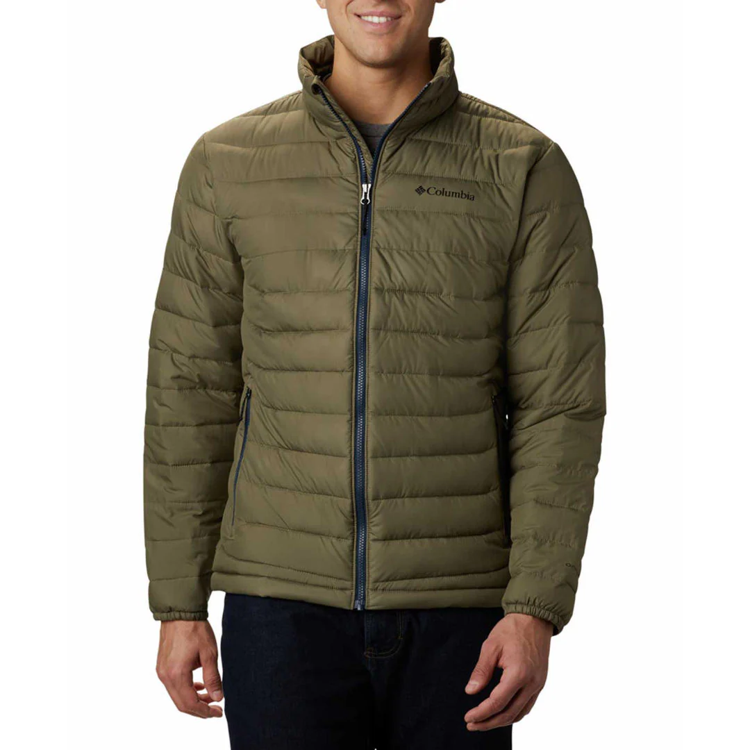 Columbia Men Green Powder Lite Jacket