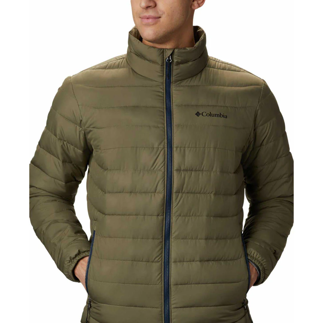 Columbia Men Green Powder Lite Jacket - Image 2
