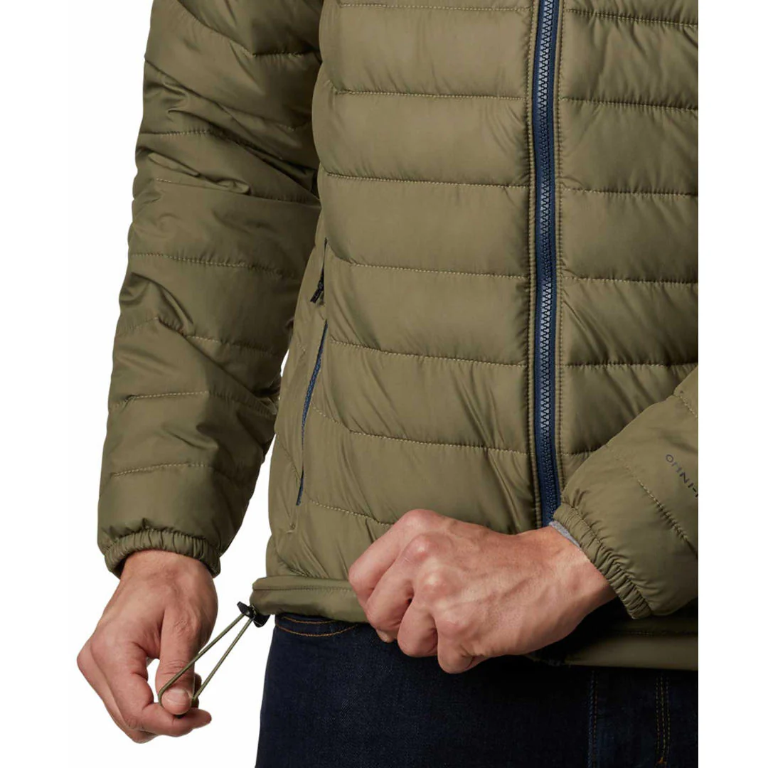 Columbia Men Green Powder Lite Jacket - Image 4