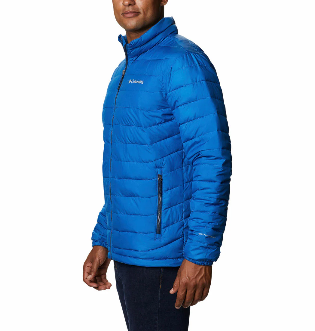 Columbia Men Blue Powder Lite Jacket - Image 2