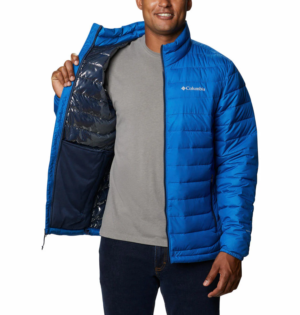 Columbia Men Blue Powder Lite Jacket - Image 3