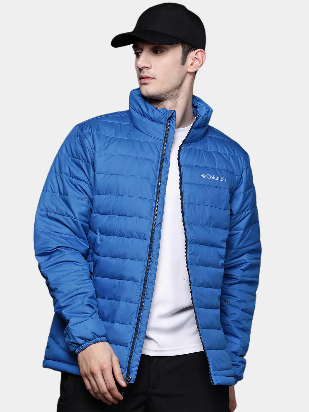 Columbia Men Blue Powder Lite Jacket - Image 8
