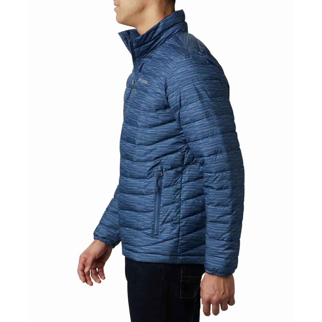 Columbia Men Blue Powder Lite Jacket - Image 4