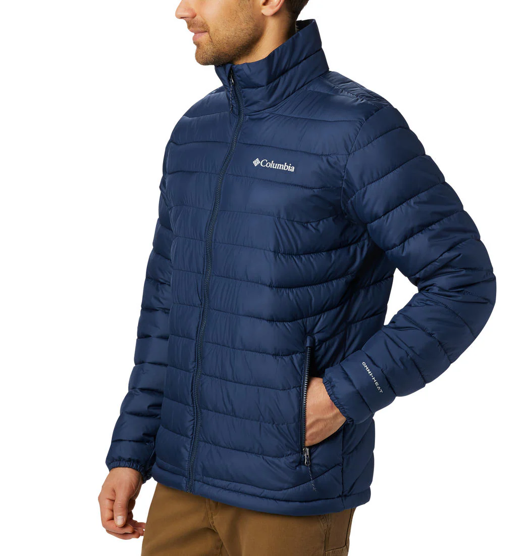 Columbia Men Blue Powder Lite Jacket - Image 3