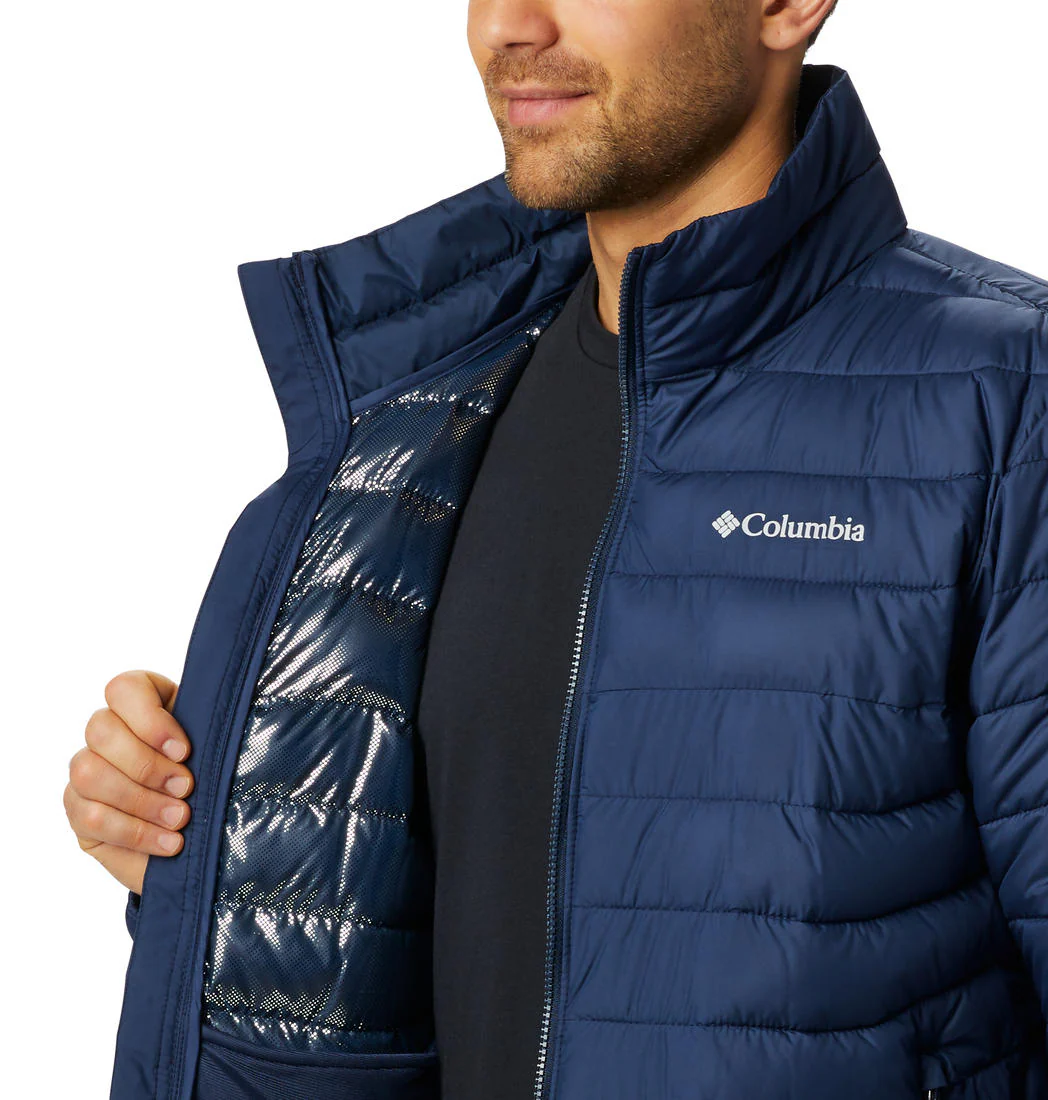 Columbia Men Blue Powder Lite Jacket - Image 4