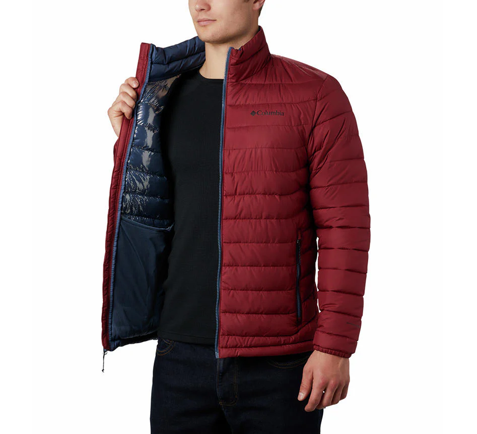 Columbia Men Red Powder Lite Jacket - Image 2