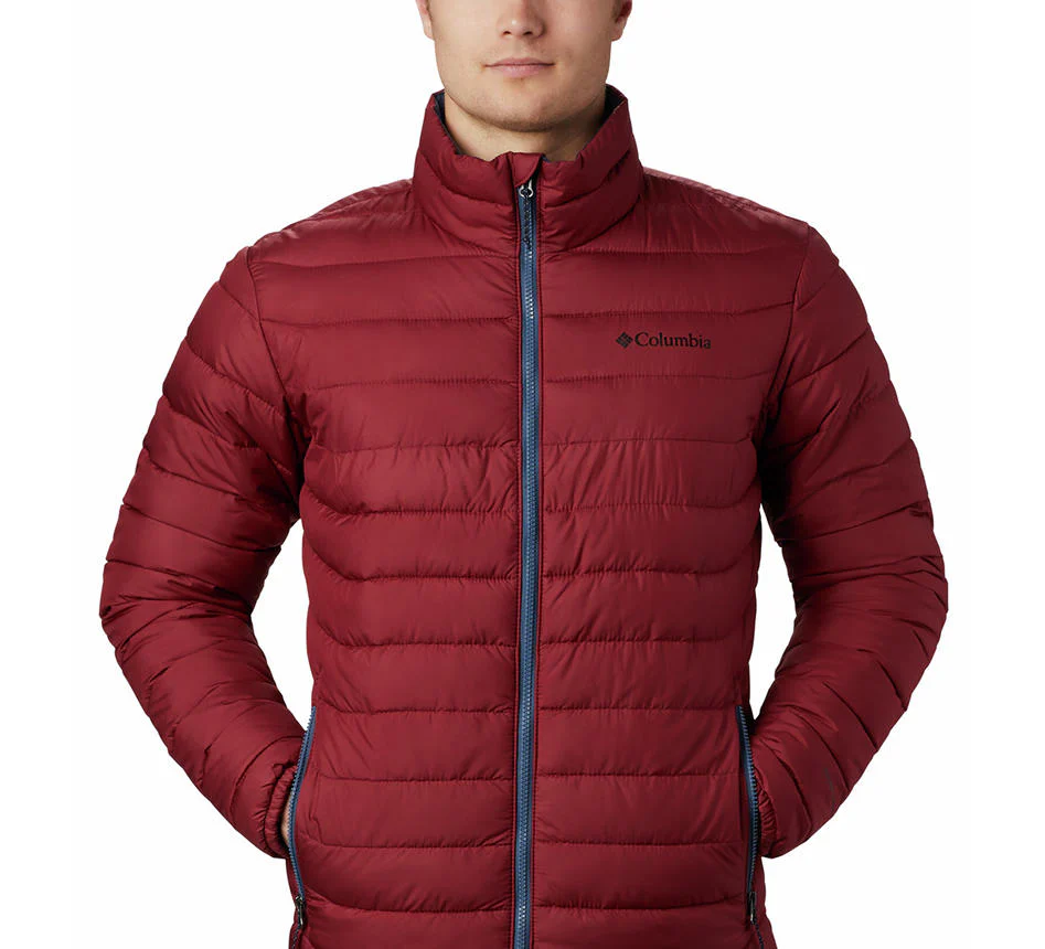 Columbia Men Red Powder Lite Jacket - Image 4