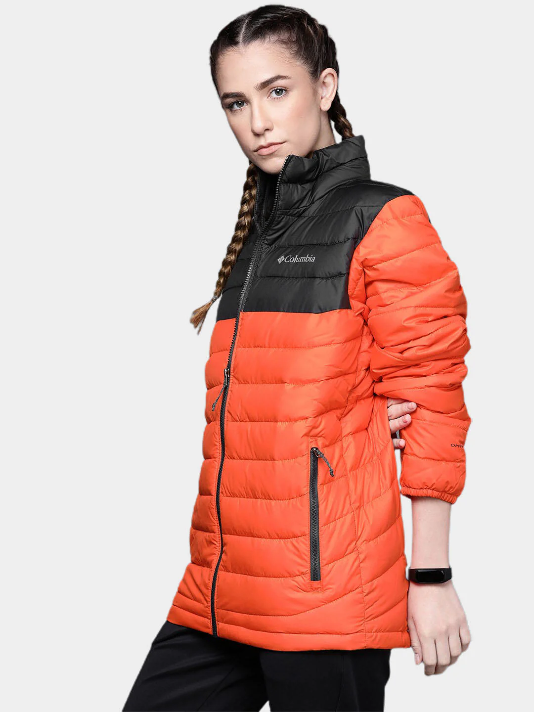 Columbia Men Orange Powder Lite Jacket - Image 11