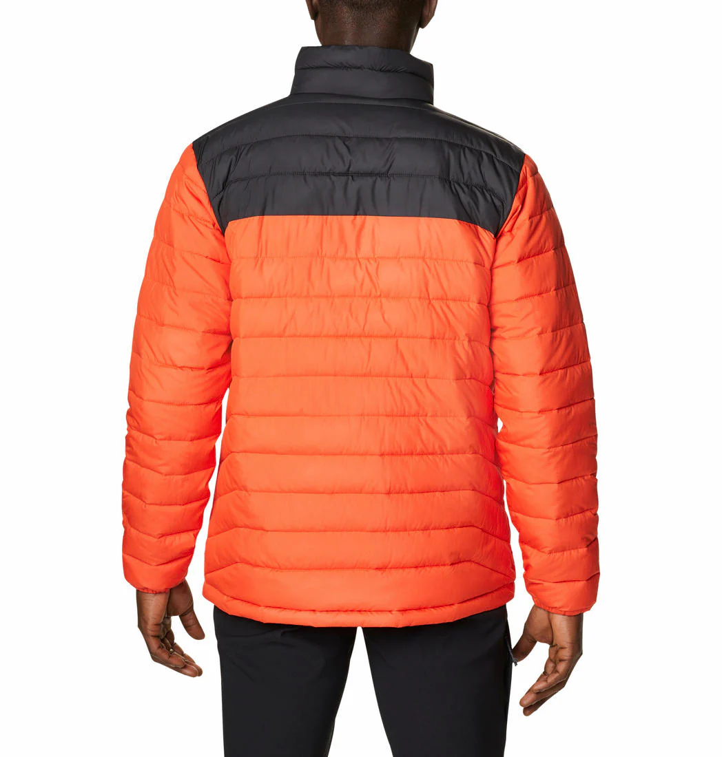 Columbia Men Orange Powder Lite Jacket - Image 4