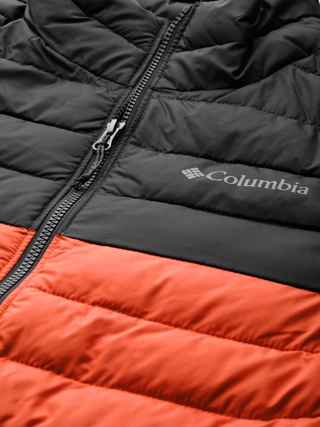 Columbia Men Orange Powder Lite Jacket - Image 5