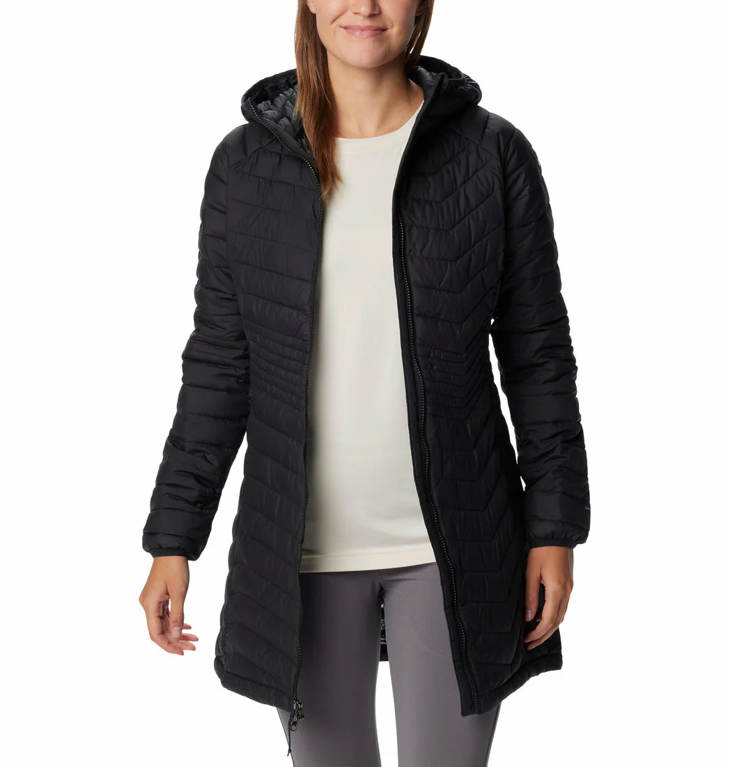 Columbia Women Black Powder Lite Mid Jacket - Image 2