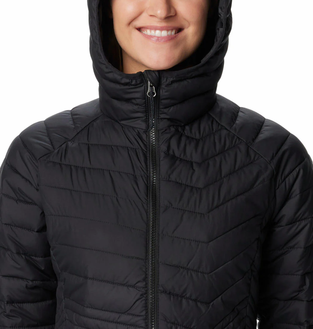 Columbia Women Black Powder Lite Mid Jacket - Image 4