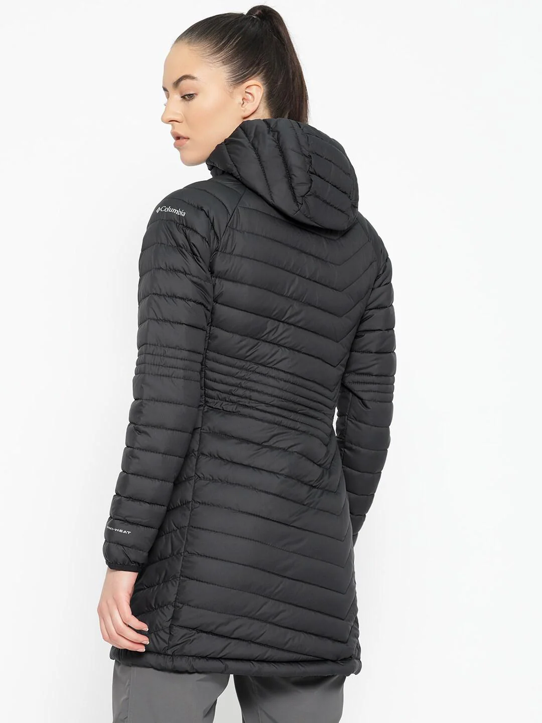 Columbia Women Black Powder Lite Mid Jacket - Image 9
