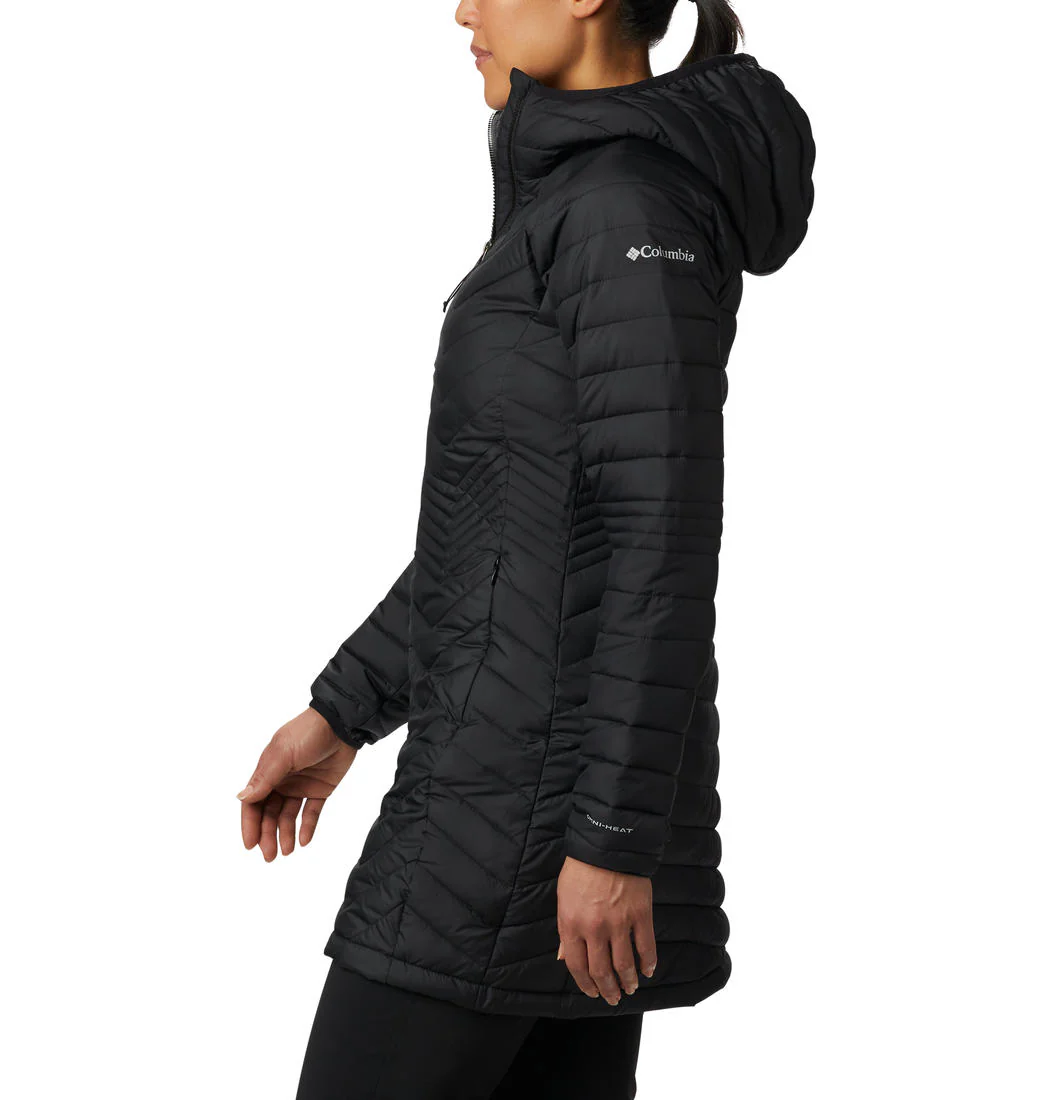 Columbia Women Black Powder Lite Mid Jacket - Image 4