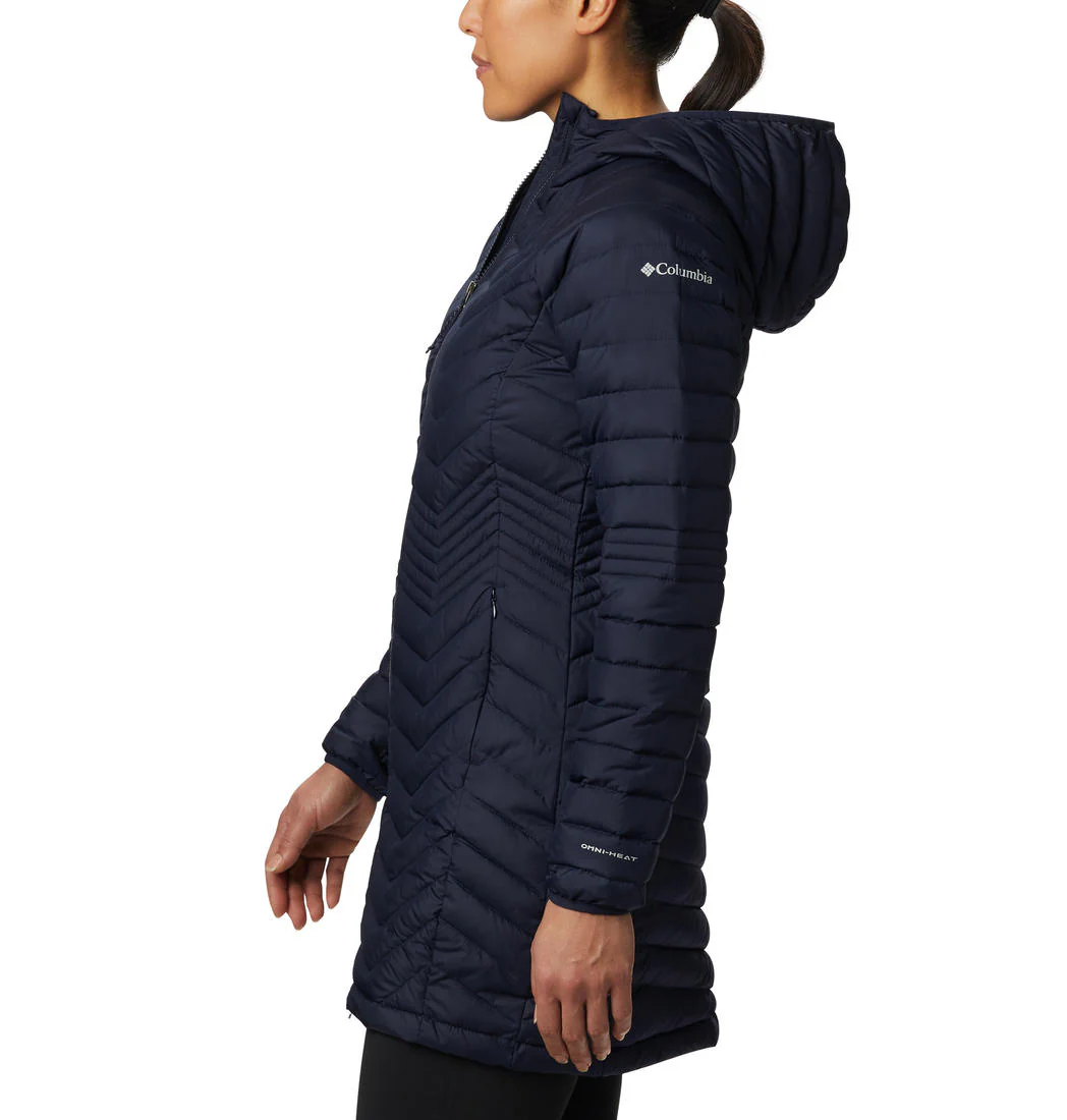 Columbia Women Navy Blue Powder Lite Mid Jacket - Image 5