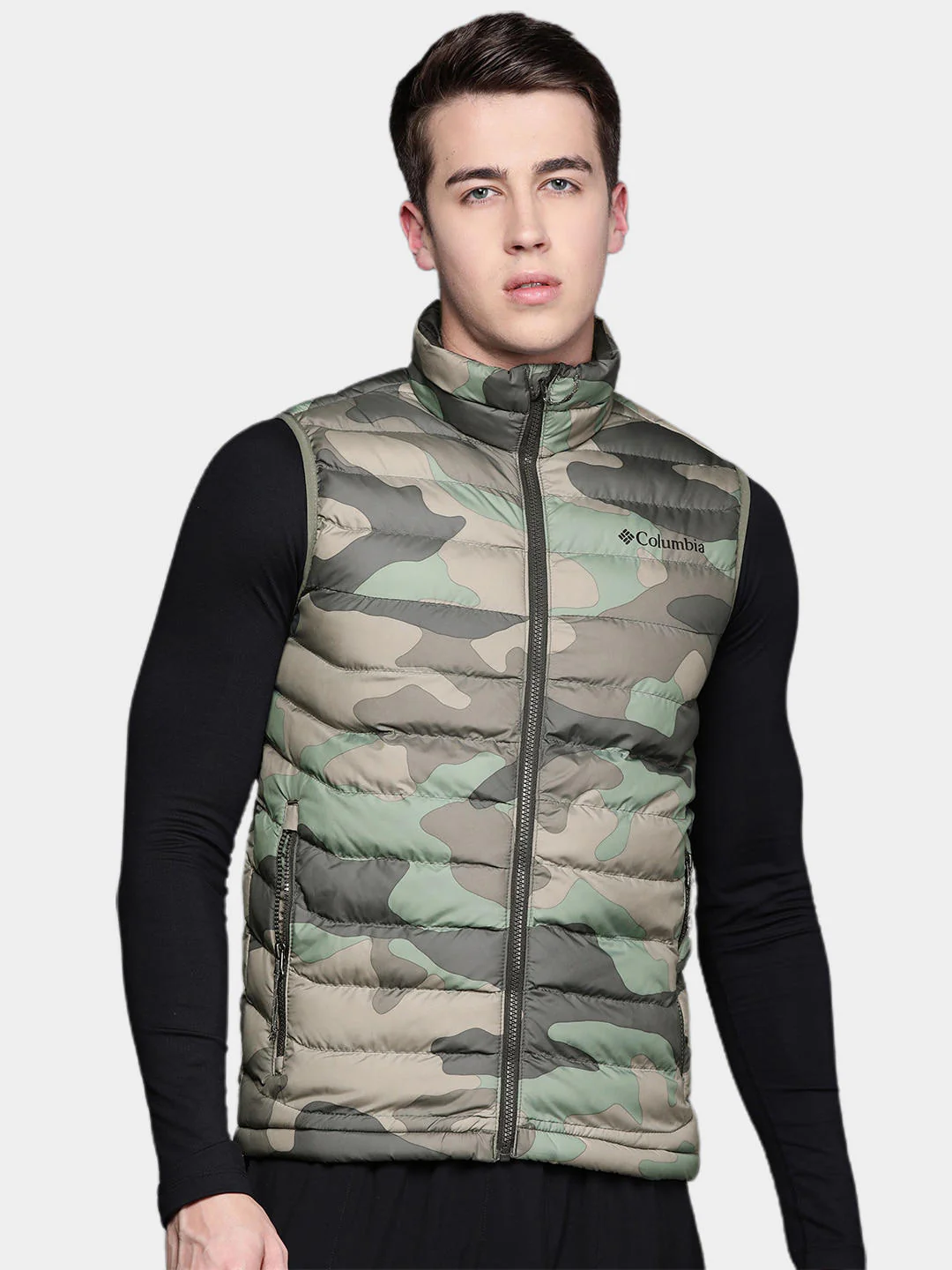 Columbia Men Green Powder Lite Vest - Image 11