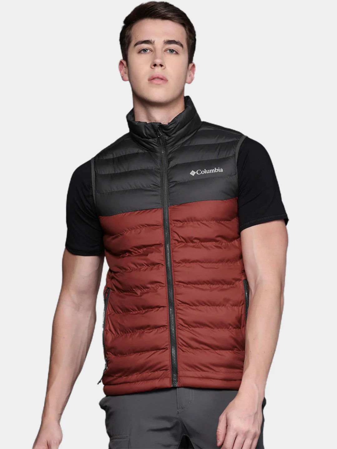 Columbia Men Red Powder Lite Vest - Image 10