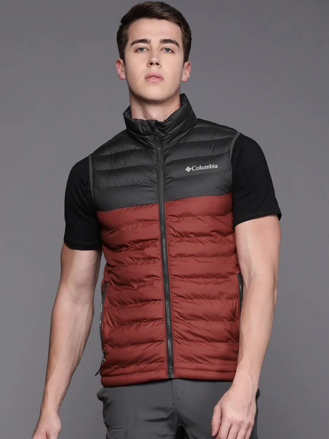 Columbia Men Red Powder Lite Vest - Image 6
