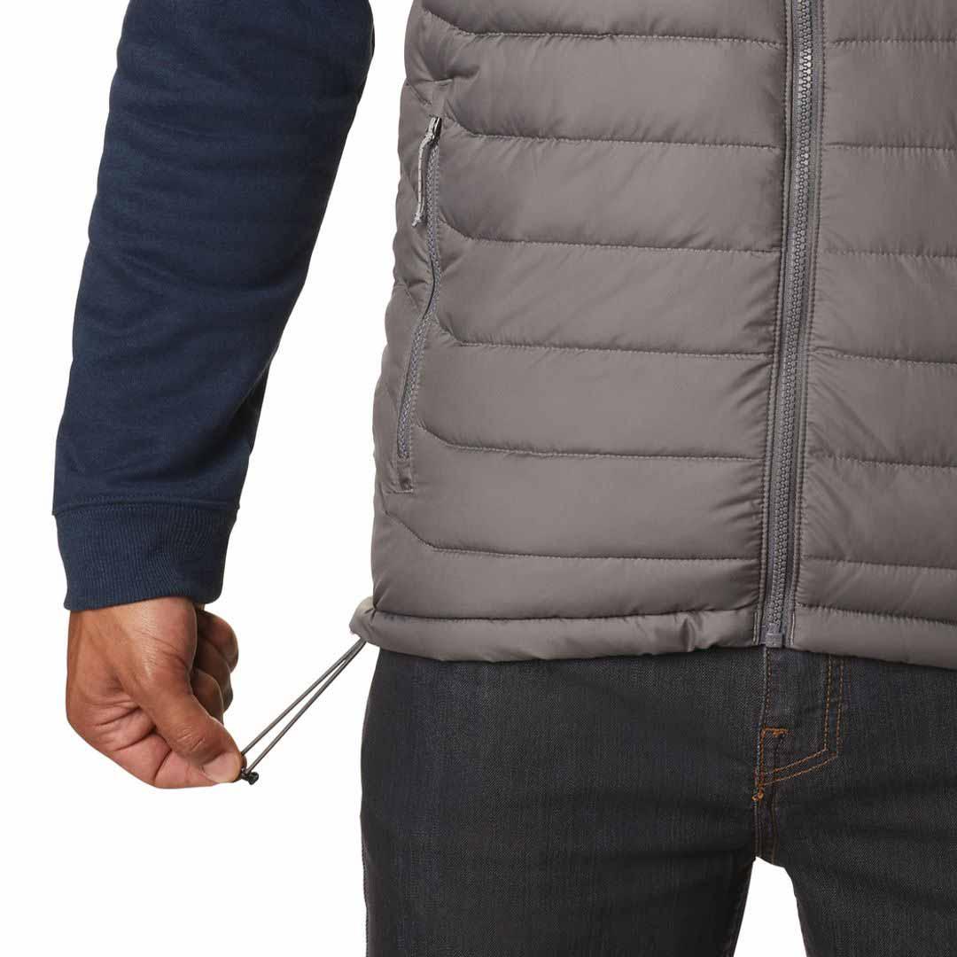 Columbia Men Grey Powder Lite Vest - Image 2
