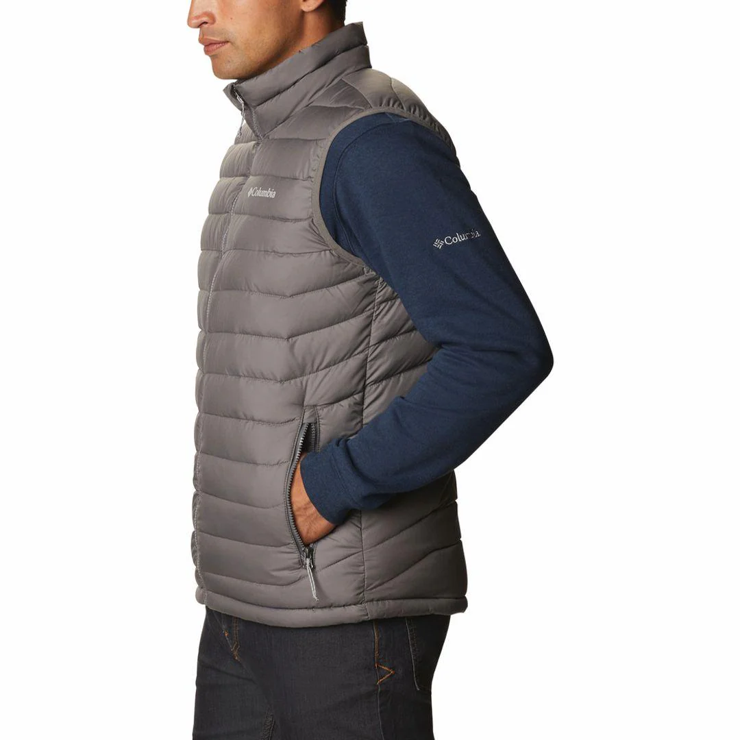 Columbia Men Grey Powder Lite Vest - Image 5