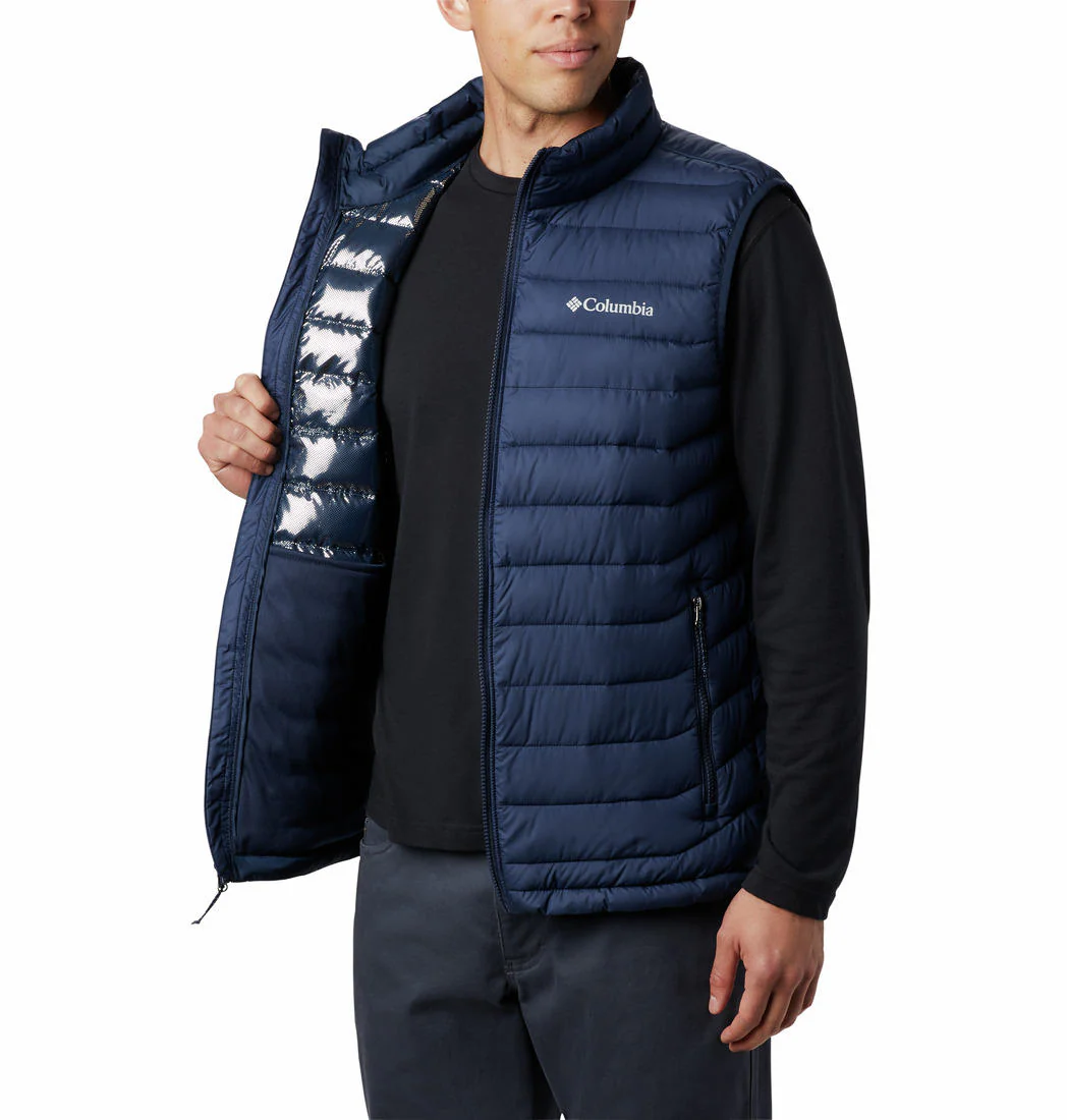 Columbia Men Blue Powder Lite Vest - Image 2