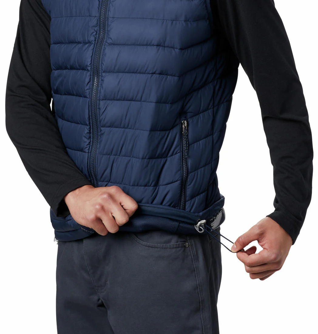 Columbia Men Blue Powder Lite Vest - Image 3
