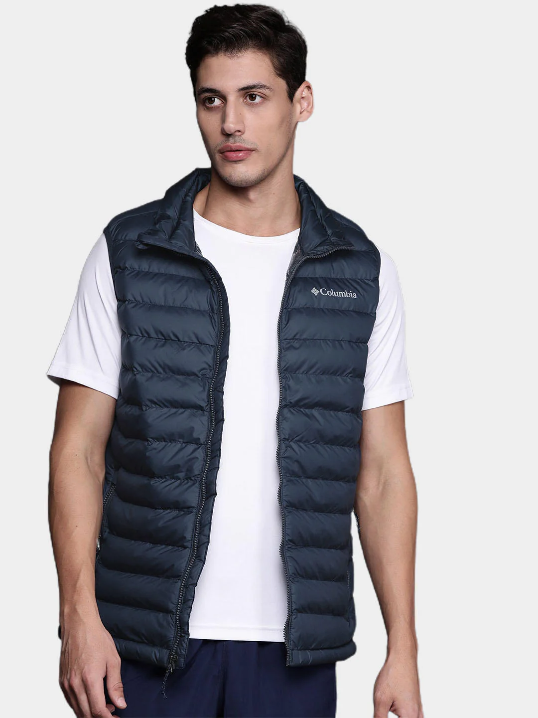 Columbia Men Blue Powder Lite Vest - Image 9