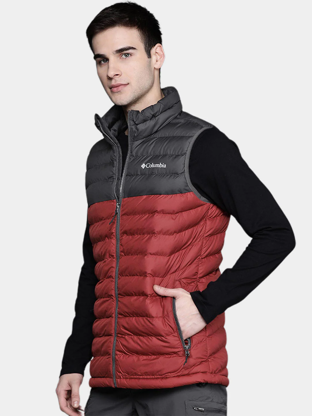 Columbia Men Red Powder Lite Vest - Image 11