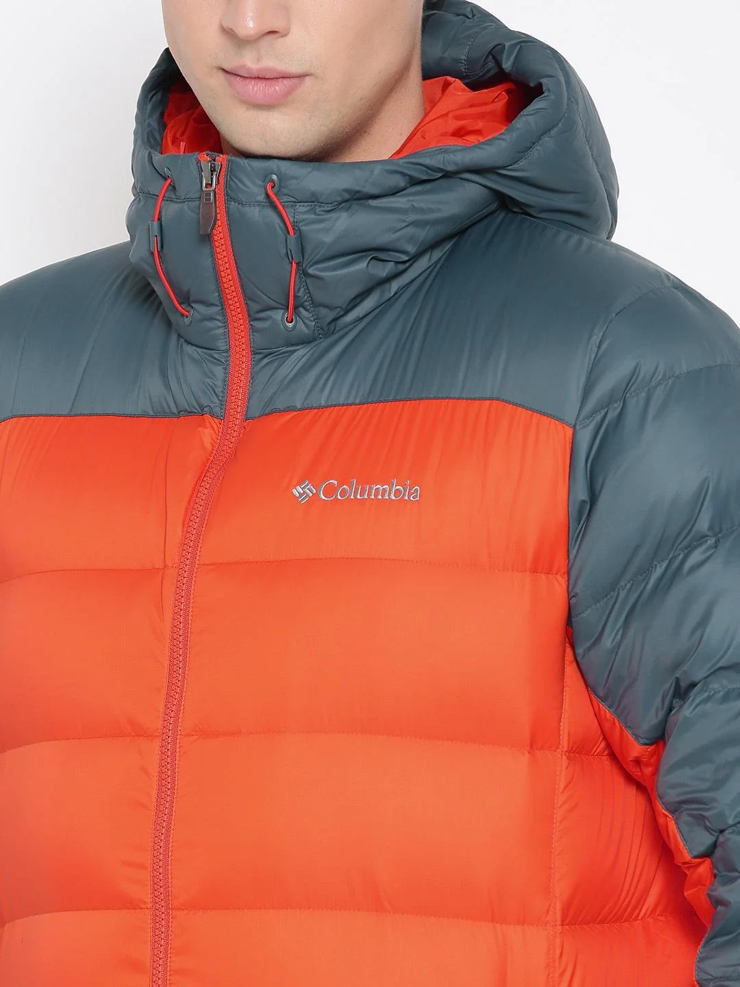 Columbia Men Orange Quantum Voyage Hooded Jacket - Image 2