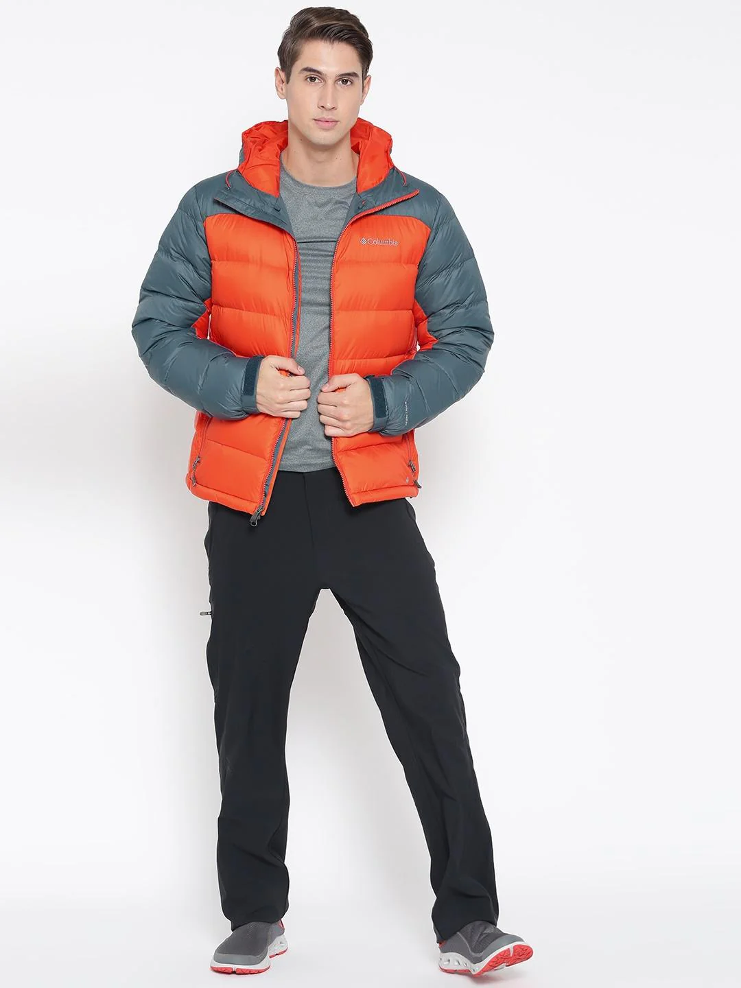 Columbia Men Orange Quantum Voyage Hooded Jacket - Image 5