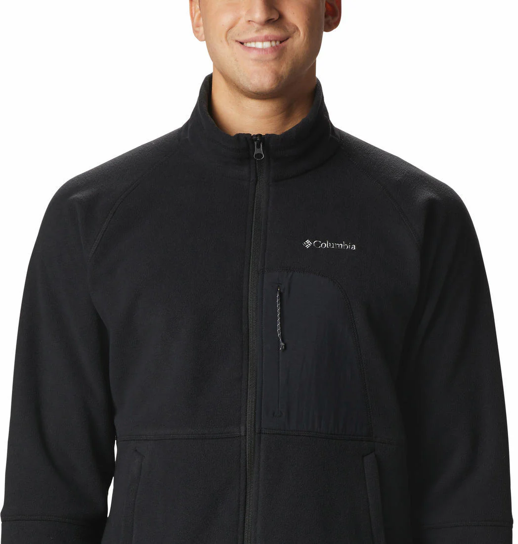 Columbia Men Black Rapid Expedition Full Zip Fleece - Image 6