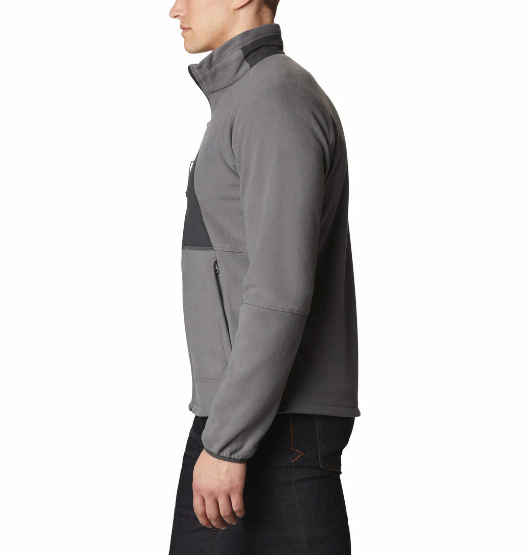 Columbia Men Grey Rapid Expedition Full Zip Fleece - Image 7