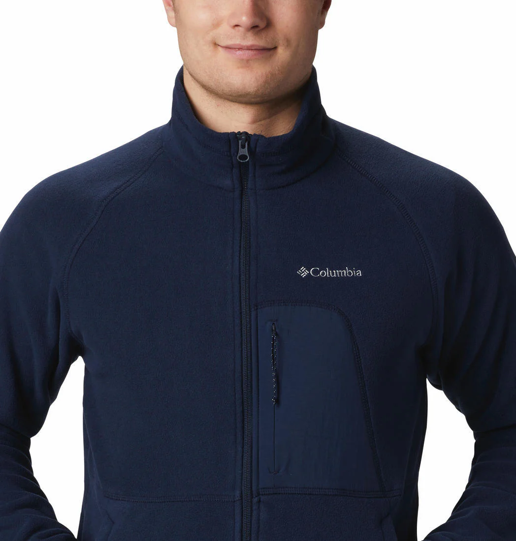 Columbia Men Blue Rapid Expedition Full Zip Fleece - Image 6