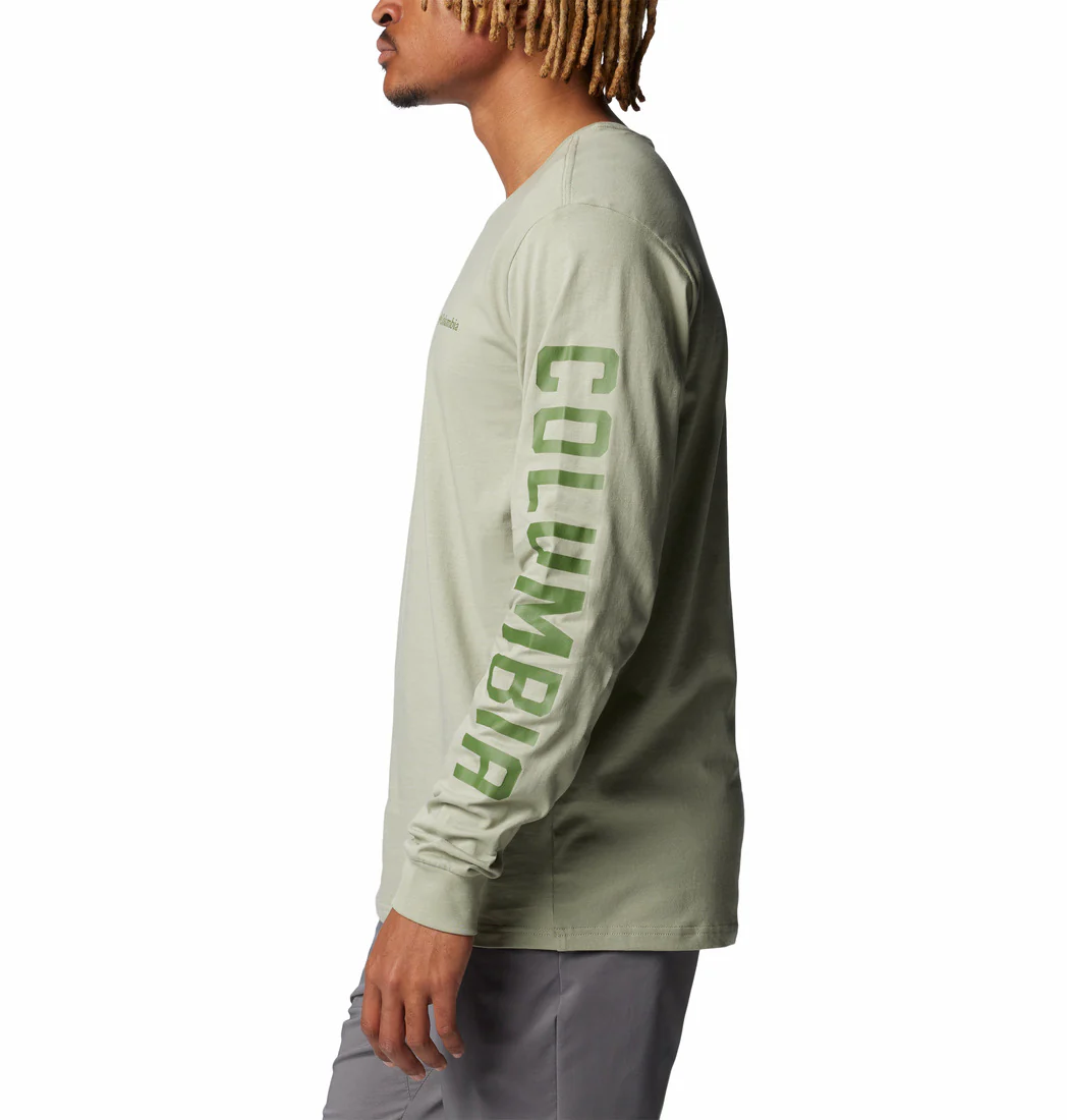 Columbia Men Green Rockaway River Graphic LS Tee - Image 4
