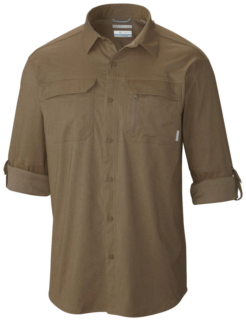 Columbia Men Brown Royce Peak II Long Sleeve Shirt - Image 3