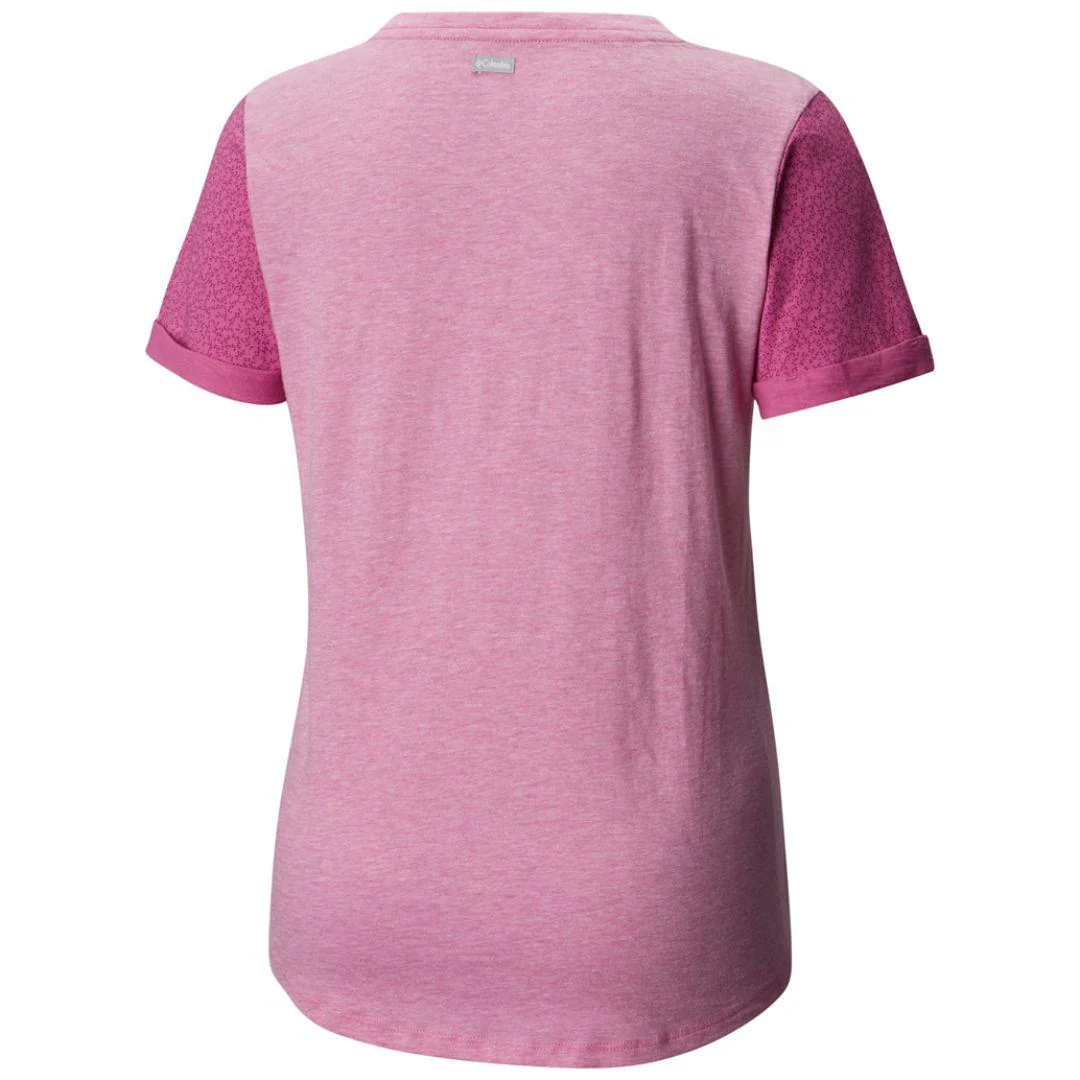 Columbia Women Purple Sandy River Tee - Image 2