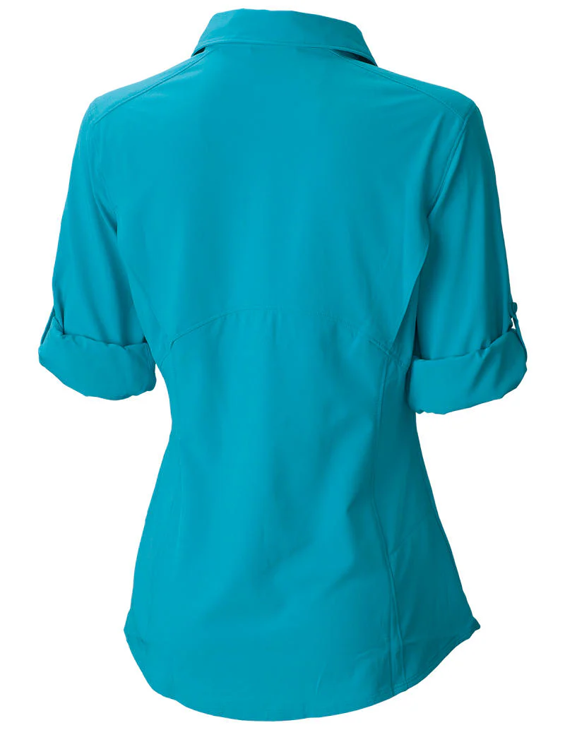 Columbia Women Green Saturday Trail III Long Sleeve Shirt - Image 2