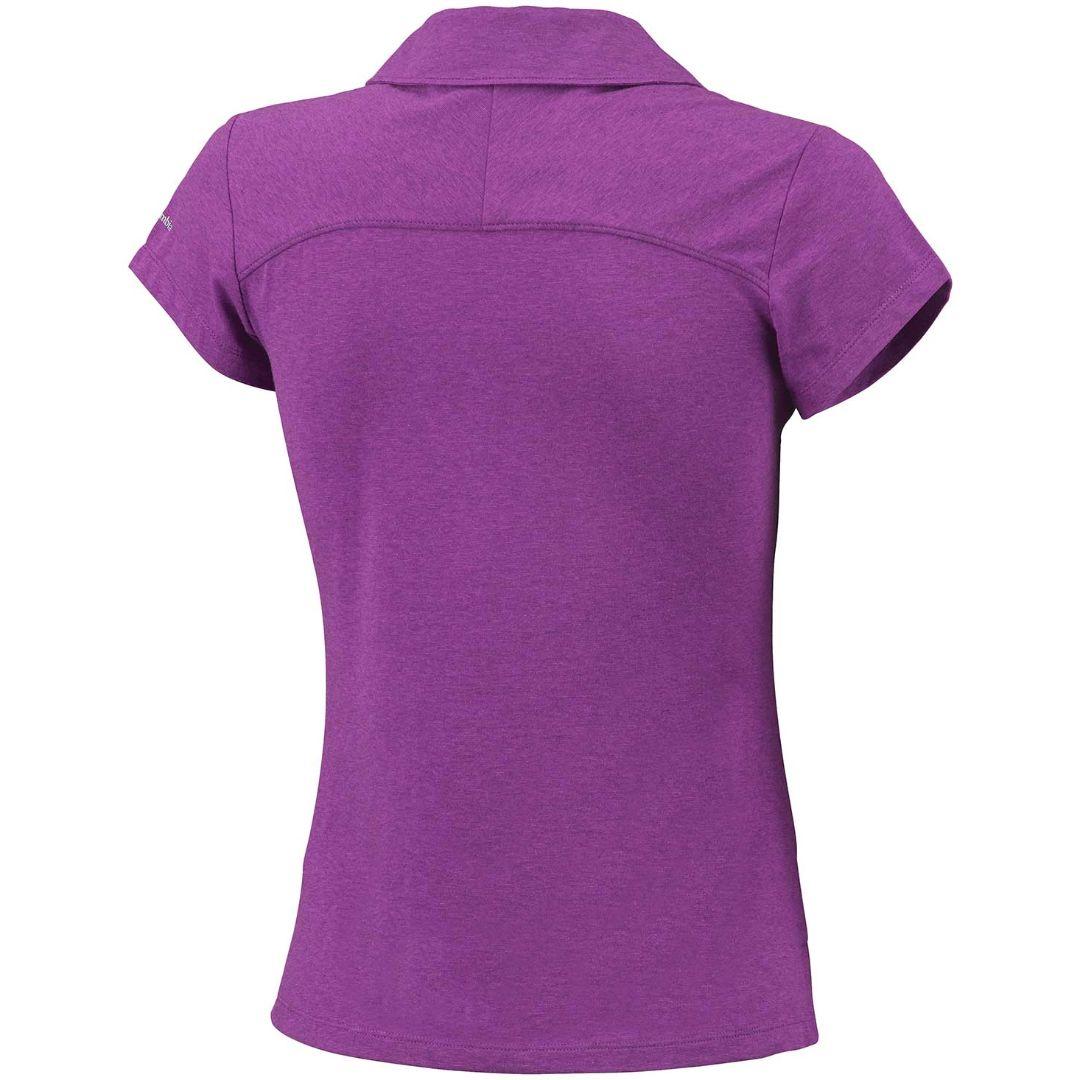 Columbia Women Purple Shadow Time Polo - Image 2