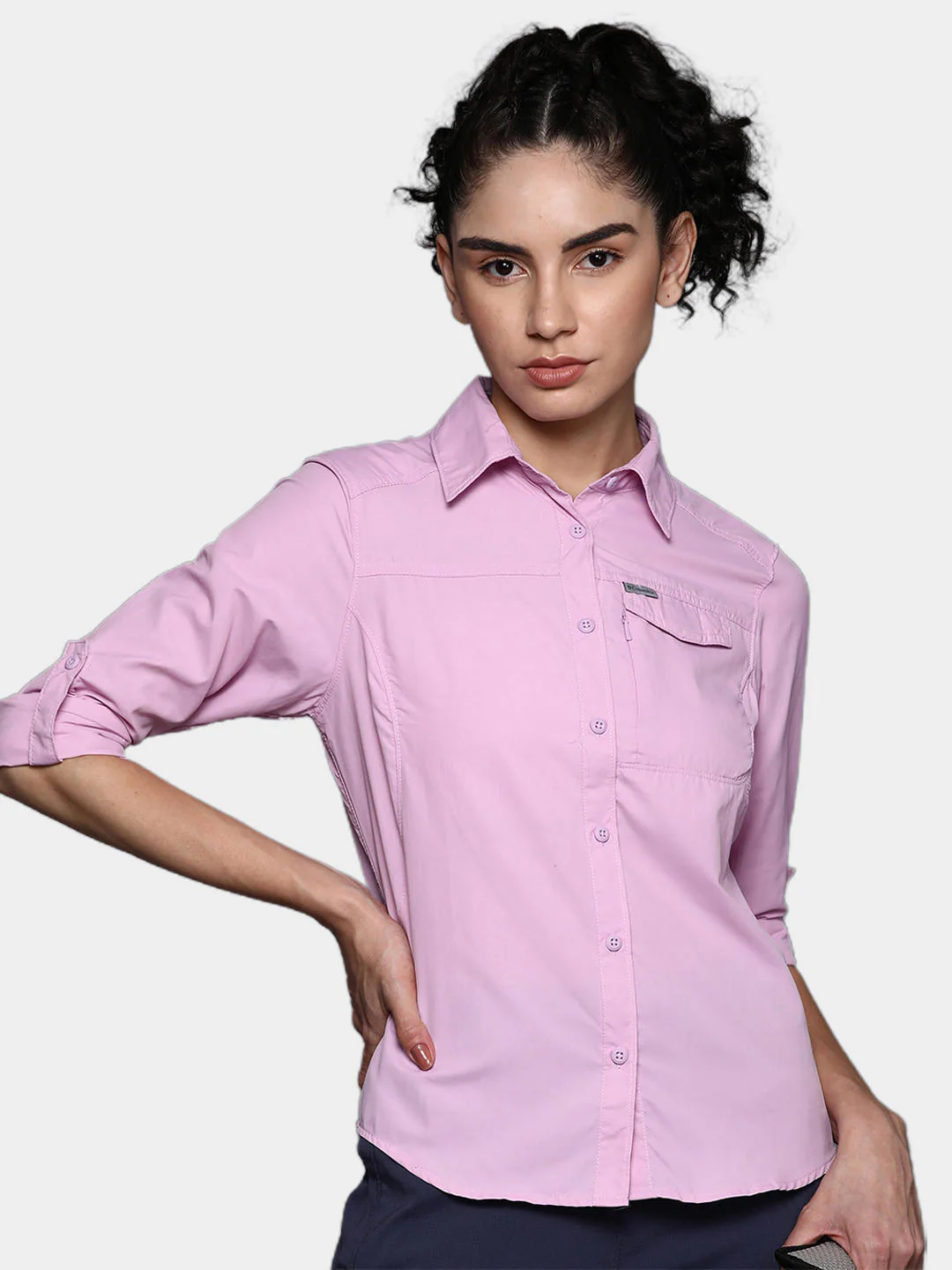 Columbia Women Purple Silver Ridge 2.0 Long Sleeve (Sun Protection) - Image 10