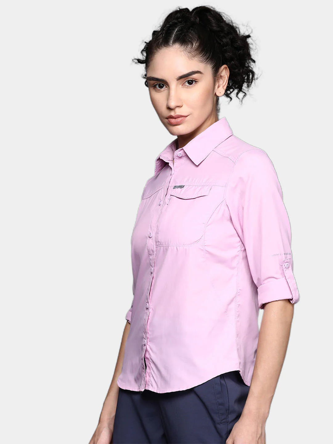 Columbia Women Purple Silver Ridge 2.0 Long Sleeve (Sun Protection) - Image 12